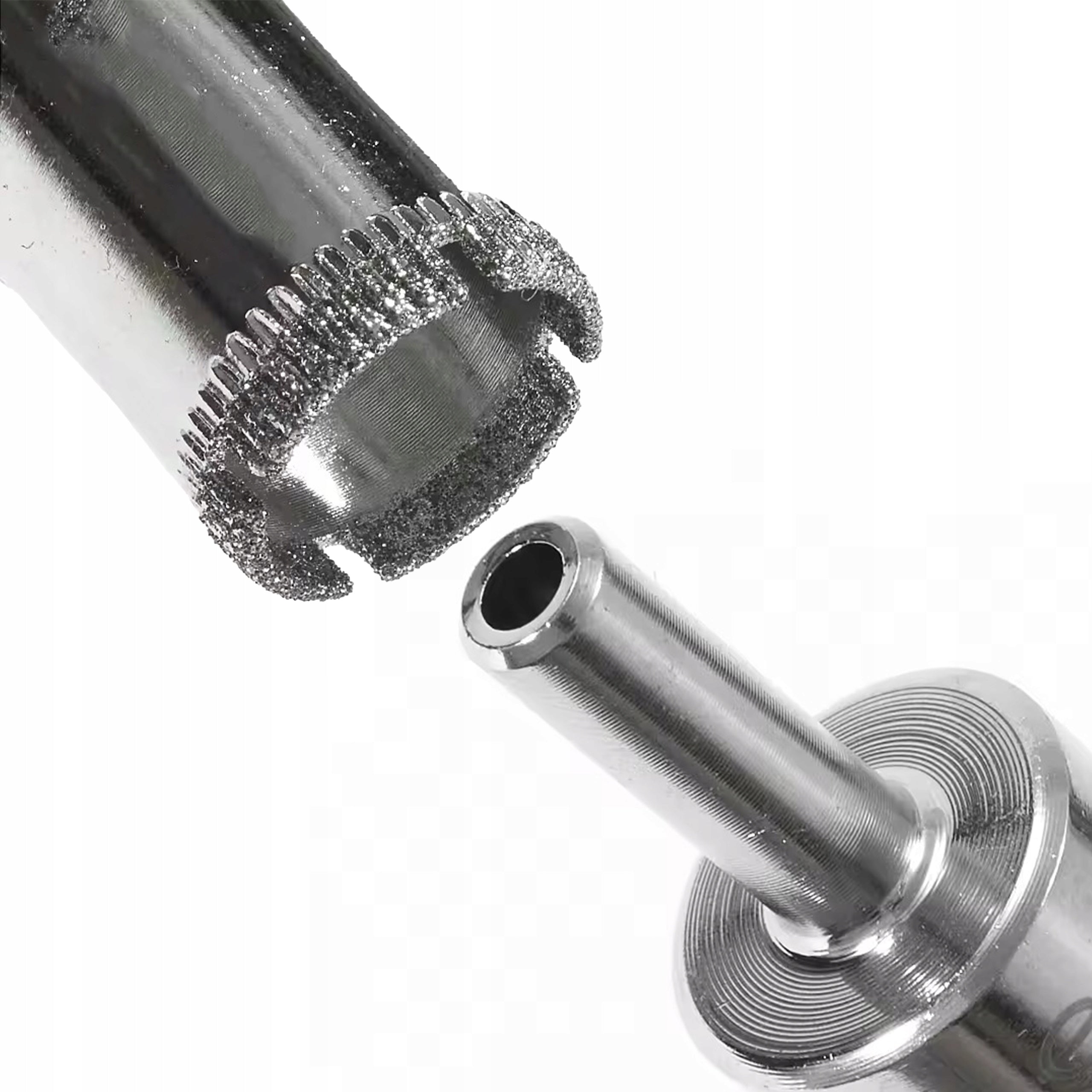 DIAMOND HOLE SAWS FOR GLASS STONEWARE LACE SET OF 10 pcs 6-68mm Brand Reto