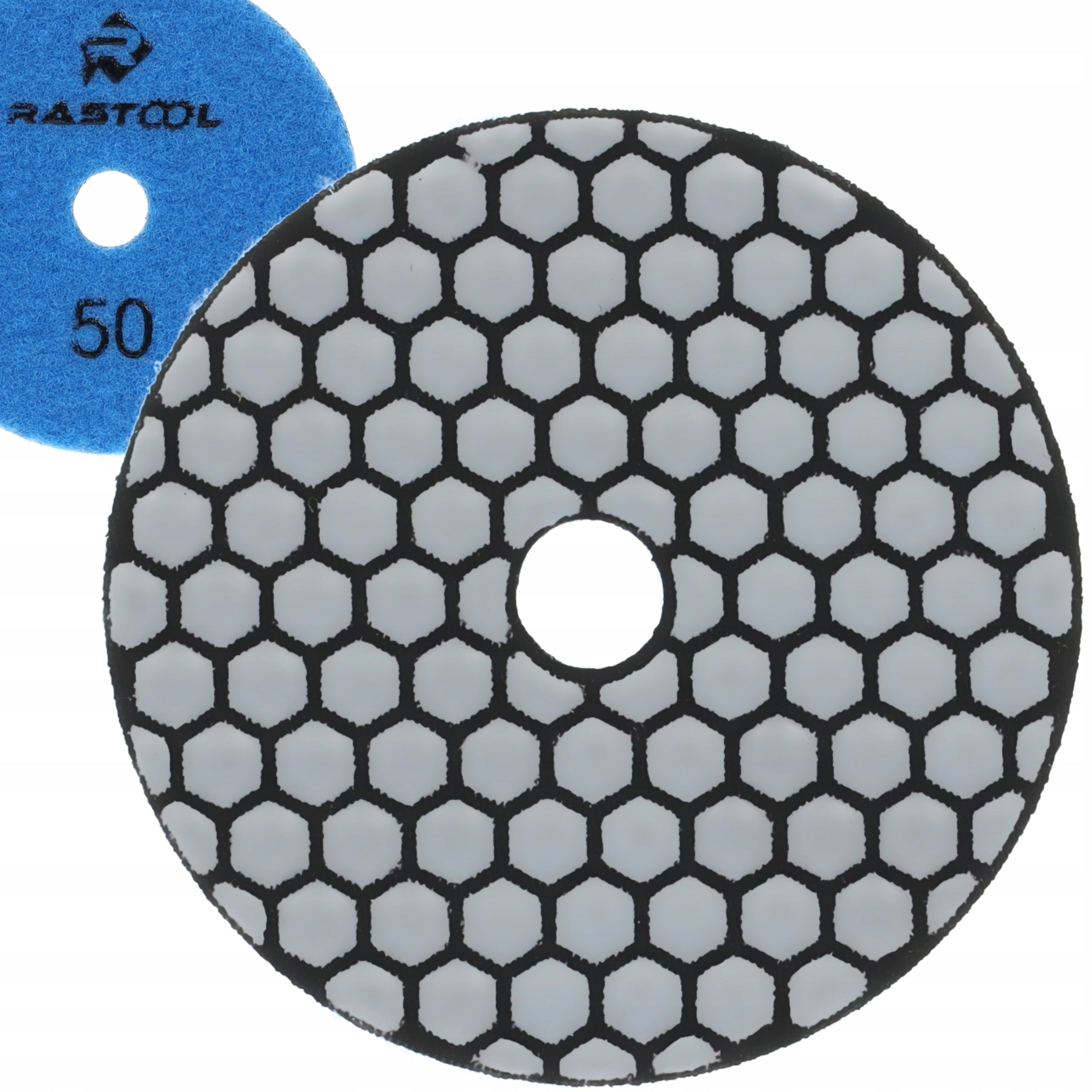 DIAMOND POLISHING DISC 100MM FOR GRINDING STONEWARE TILES WITH VELCRO G50