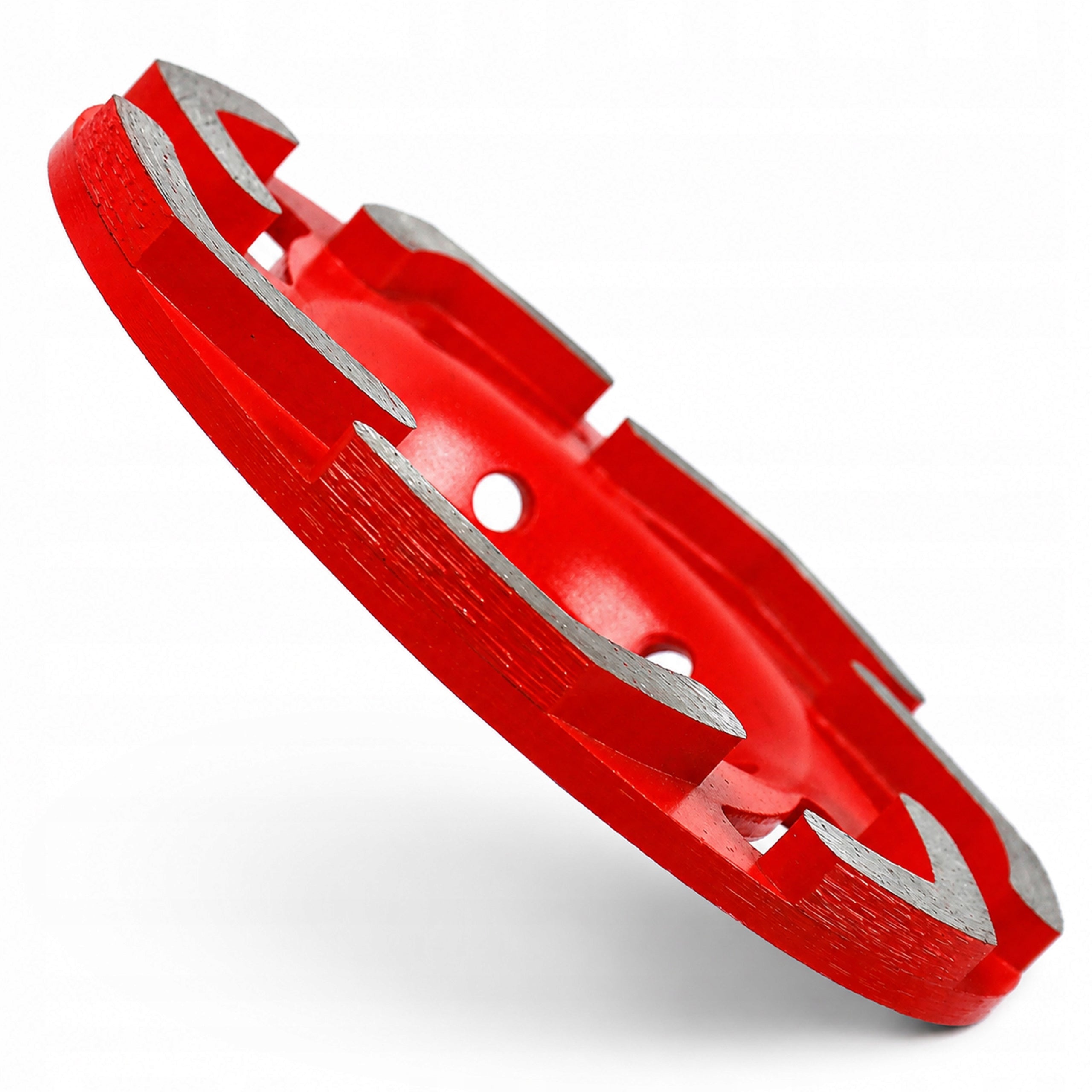 DIAMOND POT DISC FOR GRINDING CONCRETE GLUE 125 RED Disc type abrasive