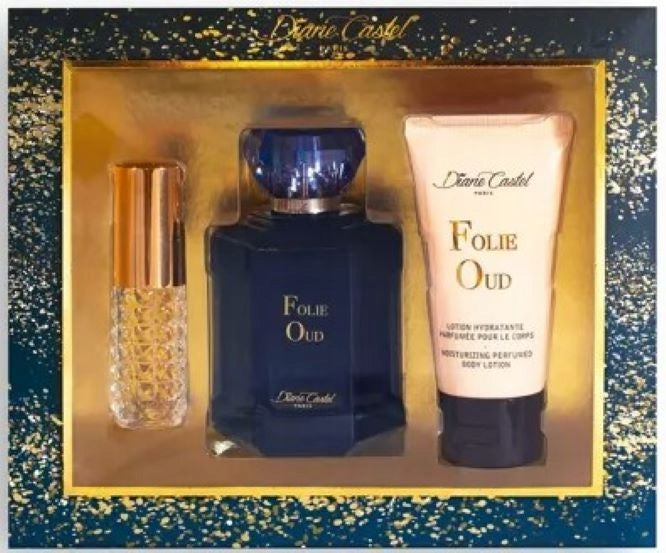 DIANE CASTEL FOLIE OUD EAU DE PARFUM 100+10ml + body lotion 50ml