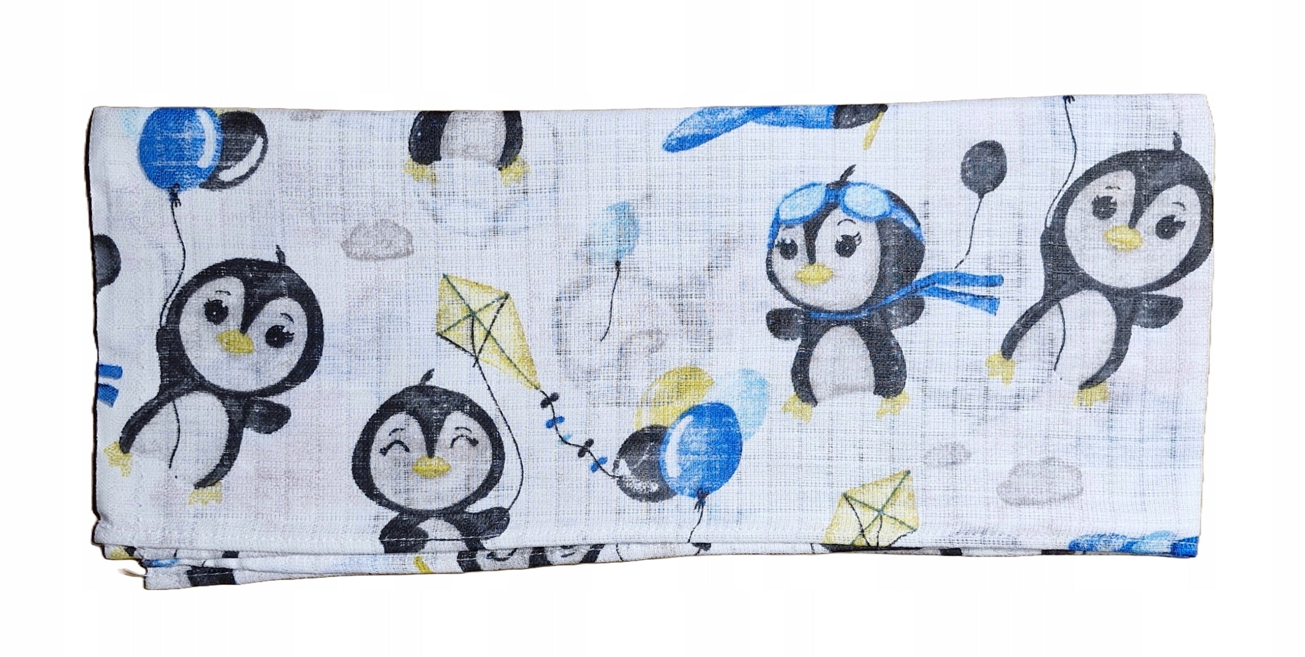 DIAPER COLORFUL 70x80 cotton PENGUIN joe