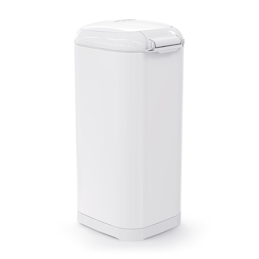 DIAPER GENIE SELECT Container Steel Basket for Diapers WHITE + XL Cartridge Packaging status original