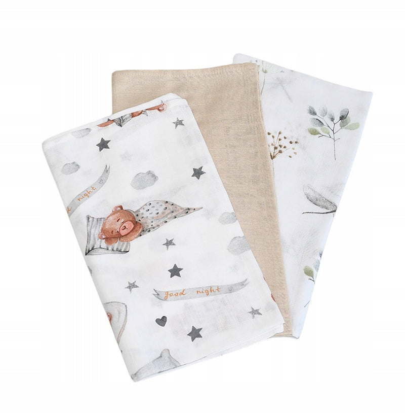DIAPER MUSLIN 70X80 SOFT Manufacturer code beżowa