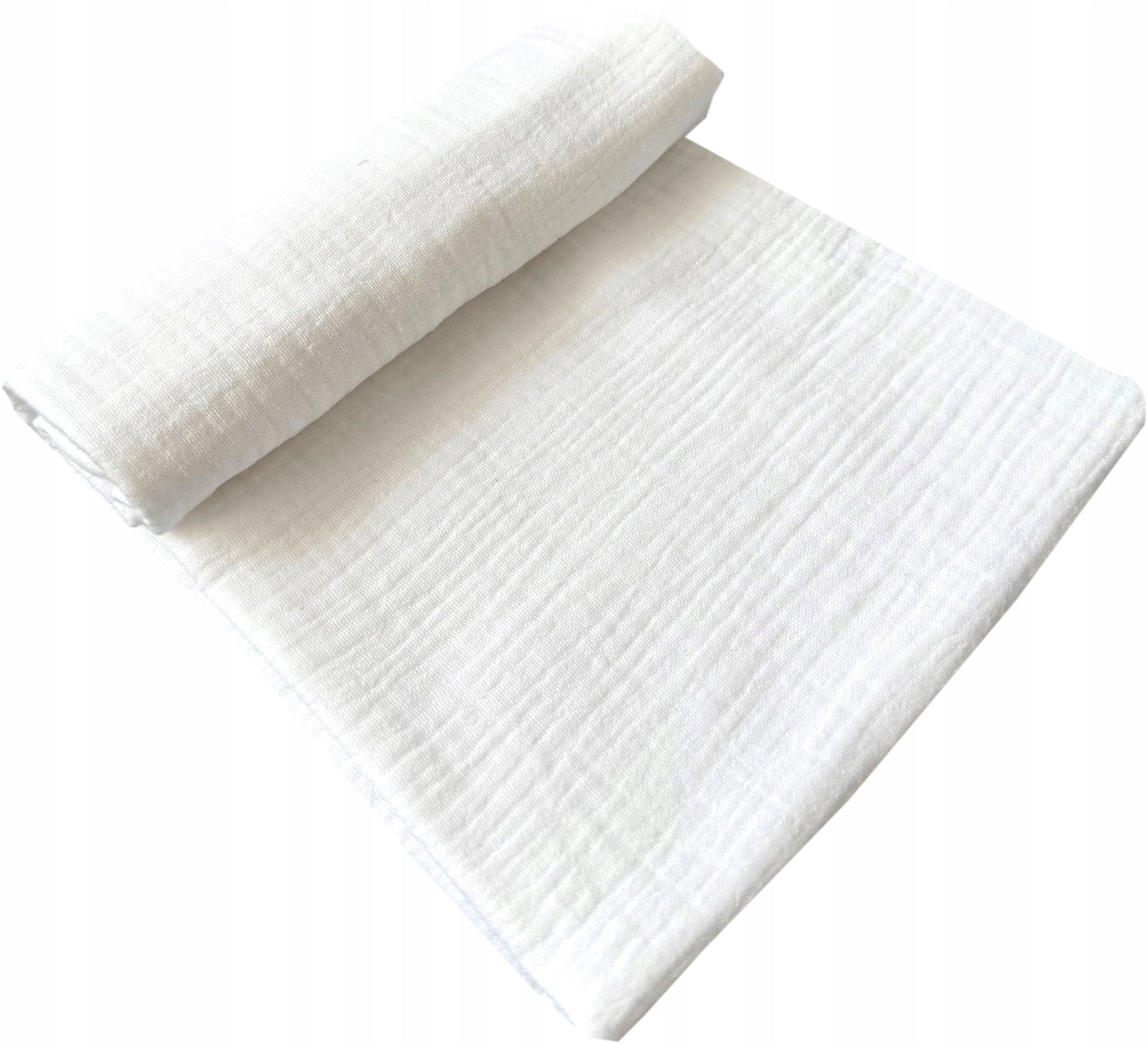 DIAPER MUSLIN DIAPER PREMIUM DOUBLE GAZE downpour 30x30 cm WHITE