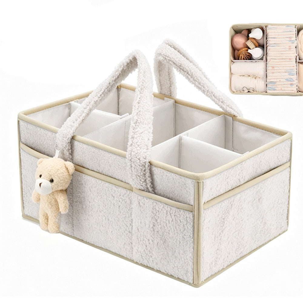 DIAPER ORGANIZER BABY BAG HOLDER PORTABLE BASKET