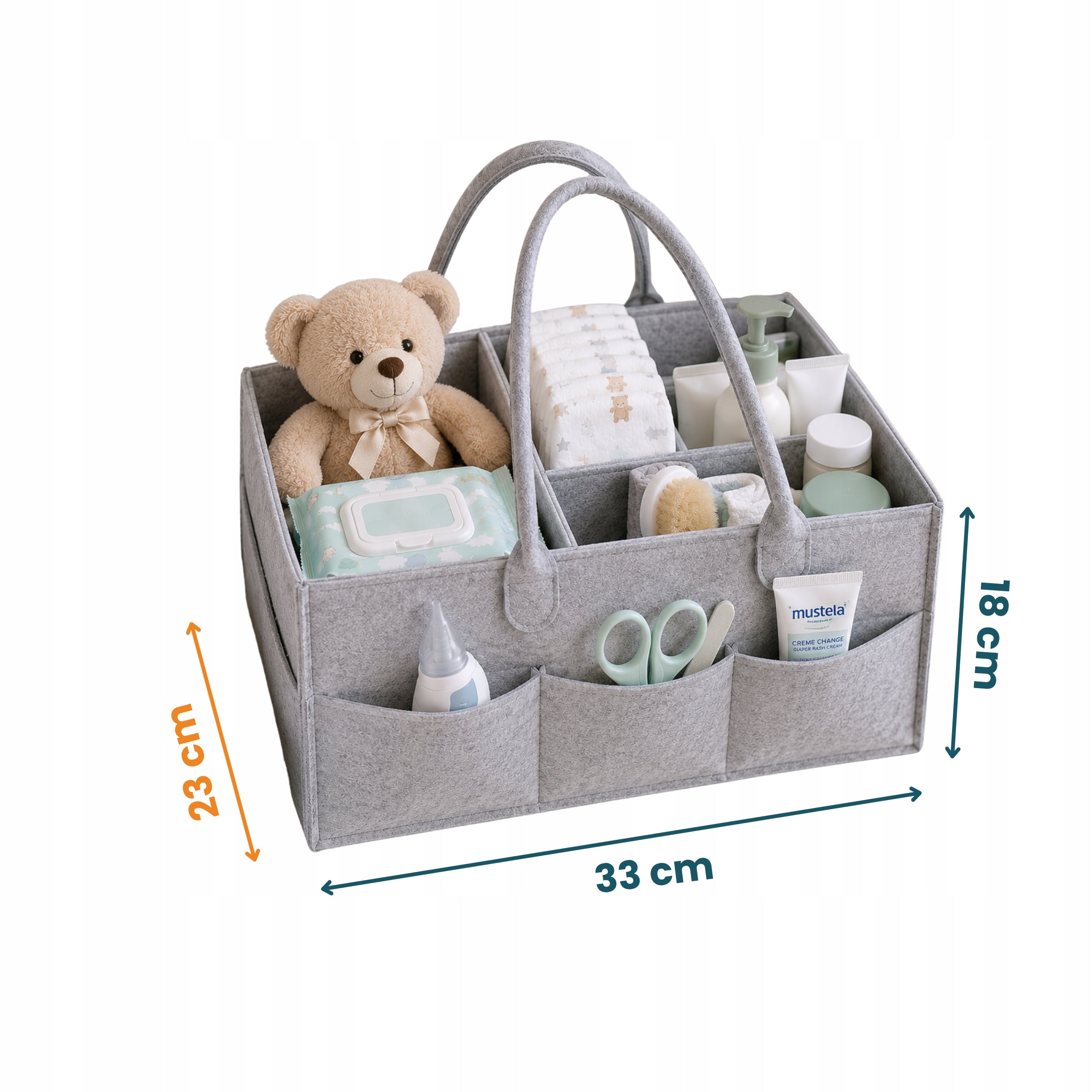 DIAPER ORGANIZER BABY STROLLER BAG FOR BABY MOM TOYS Manufacturer code ORGANIZER NA PIELUSZKI TORBA DO WÓZKA