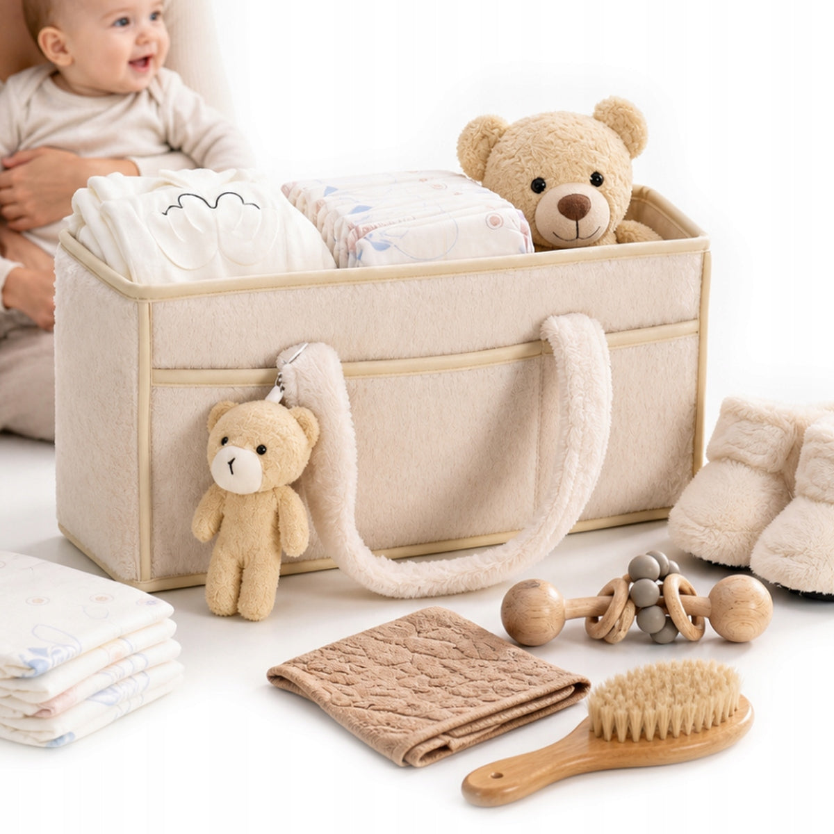 DIAPER ORGANIZER BAG FOR BABY MOM MULTIFUNCTIONAL 38*25.4cm