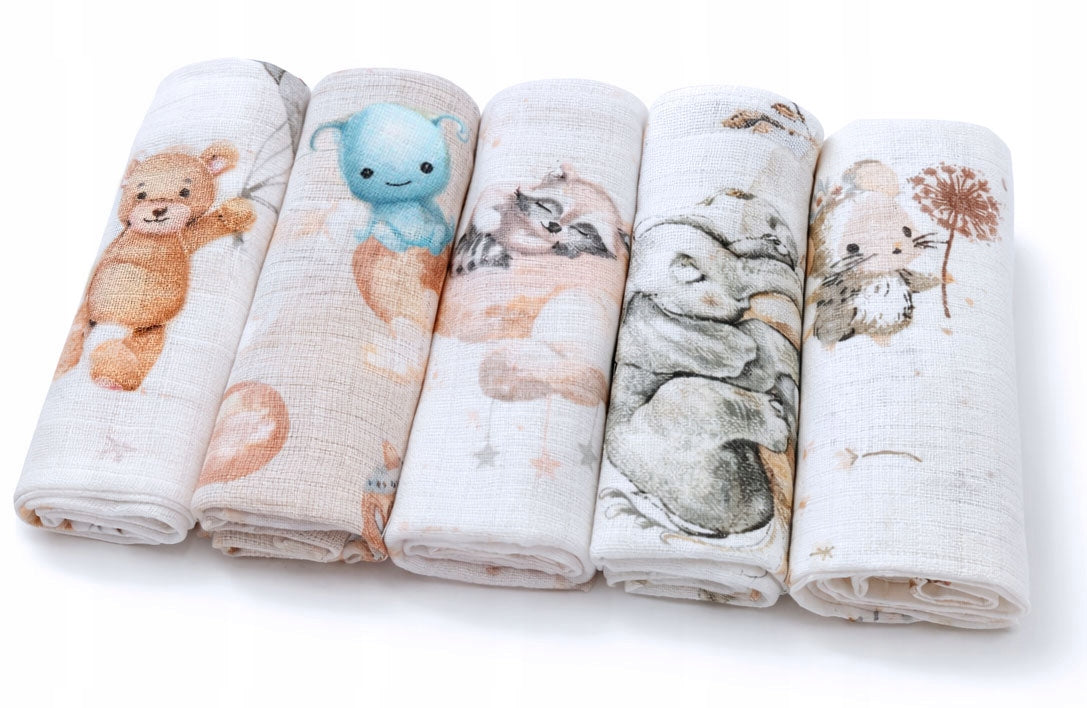 DIAPER Tetra Diaper 5-PACK SET OF 5 Tetra Diaper PASTELOVE