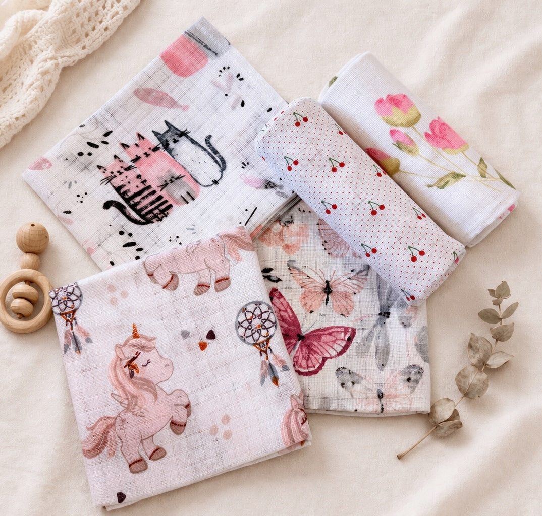 DIAPER tetra diaper 5-PACK SET OF 5 tetra diapers COTTON Manufacturer code pieluchy pieluszki tetrowe dla niemowląt