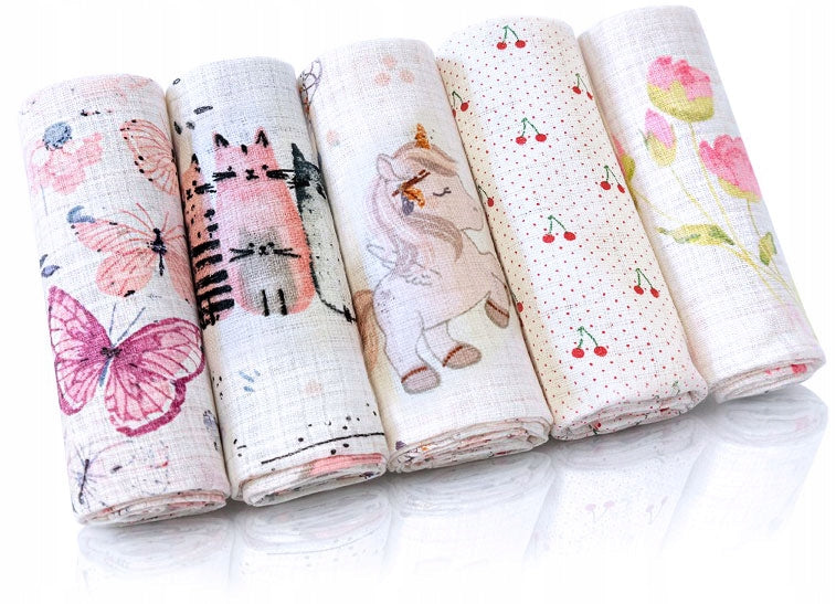 DIAPER tetra diaper 5-PACK SET OF 5 tetra diapers COTTON