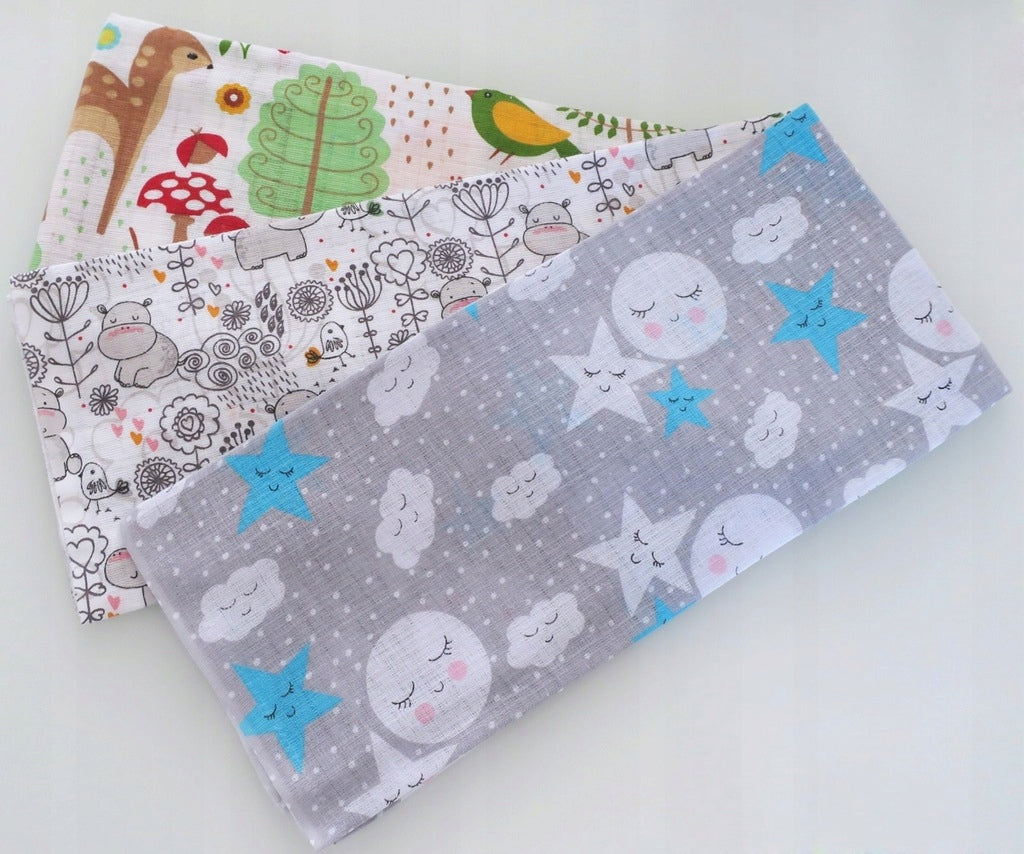DIAPER tetra diaper with tetra printed COTTON made in Poland Manufacturer code kotki pieluchy pieluszki dla niemowląt