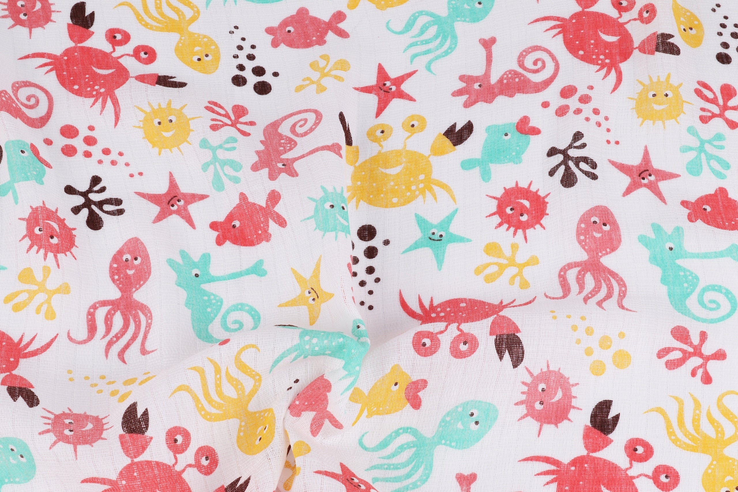 DIAPER tetra diaper with tetra printed COTTON made in Poland Manufacturer code kraby