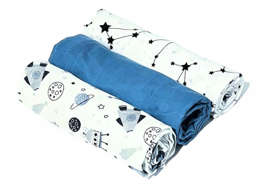 DIAPERS MUSLIN DIAPERS PREMIUM 3 PCS 60x75cm Kind muslin
