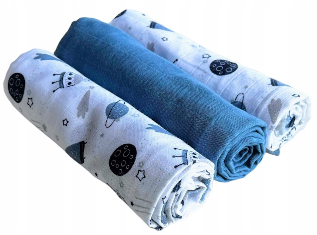 DIAPERS MUSLIN DIAPERS PREMIUM 3 PCS 60x75cm