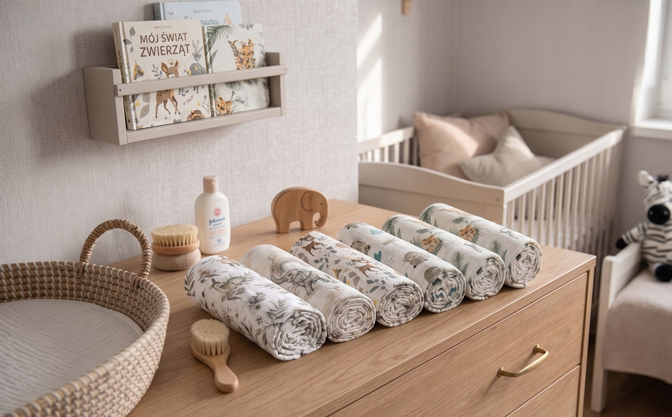 DIAPERS PREMIUM COTTON 100% SET OF 5PCS BABYMAM Packaging status original