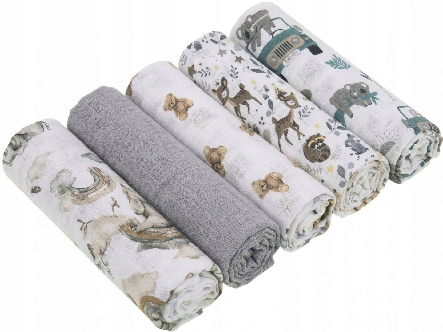 DIAPERS PREMIUM COTTON 100% SET OF 5PCS BABYMAM
