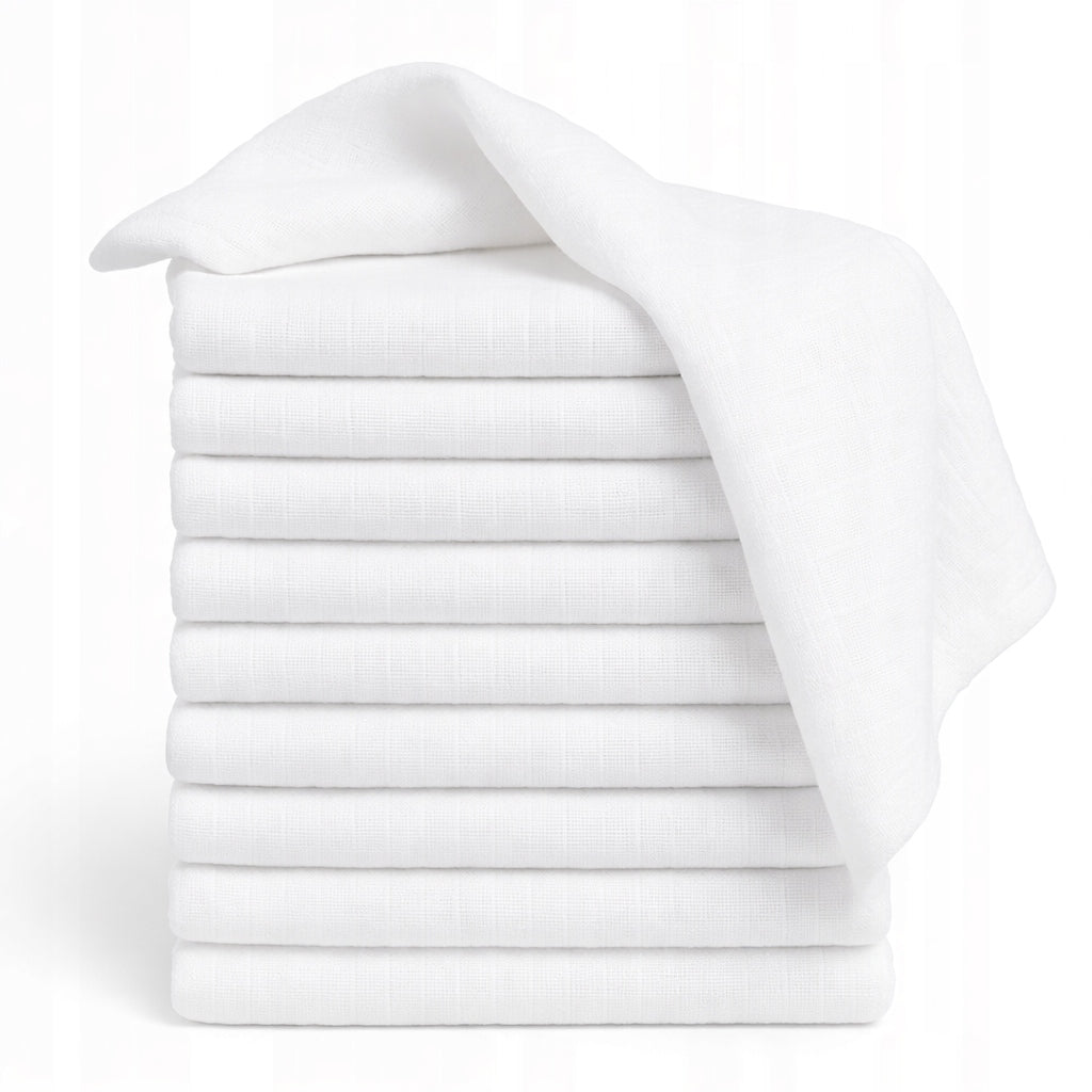 DIAPERS TETRA DIAPERS 40x80 WHITE COTTON 100% PURE TETRA SET