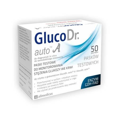 DIATHER GlucoDr. auto A Test strips, glucose monitoring 50pcs