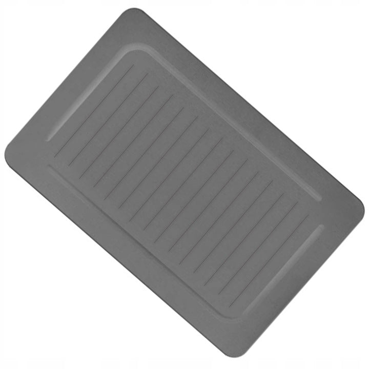 DIATOMITE BATHROOM MAT QUICK-DRYING ABSORBENT RUG 60x40cm ANTHRACITE Packaging status original