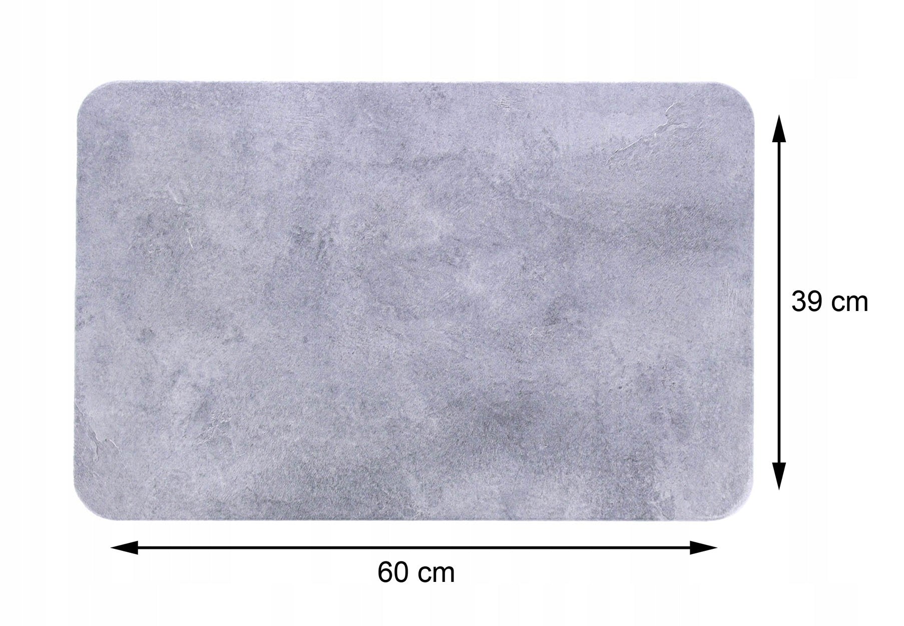 DIATOMITE BATHROOM MAT QUICK-DRYING STONE RUG PAD 39x60 Manufacturer code 7800618