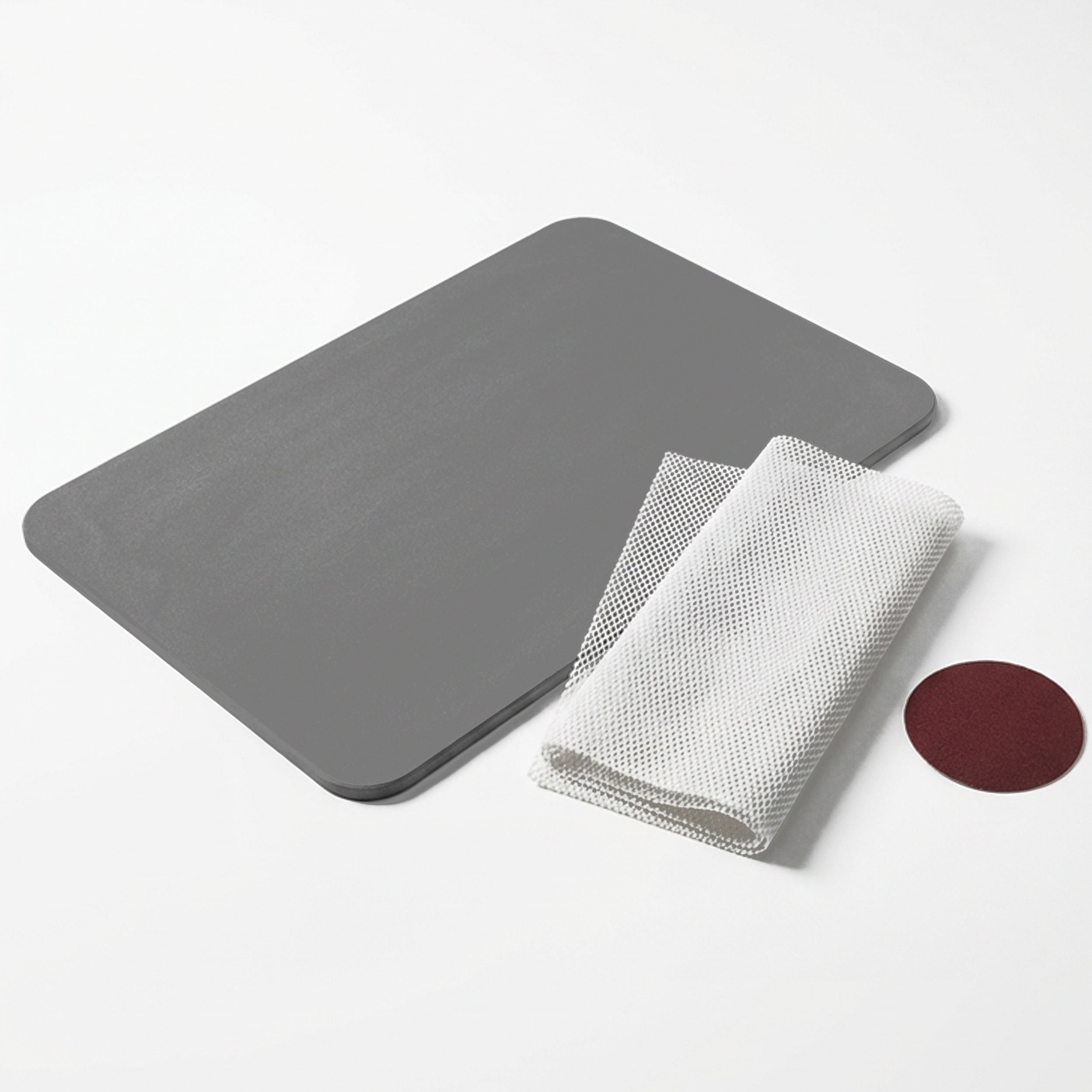DIATOMITE MAT QUICK-DRYING RIGID BATHROOM RUG 60x40cm ANTHRACITE Shape rectangle
