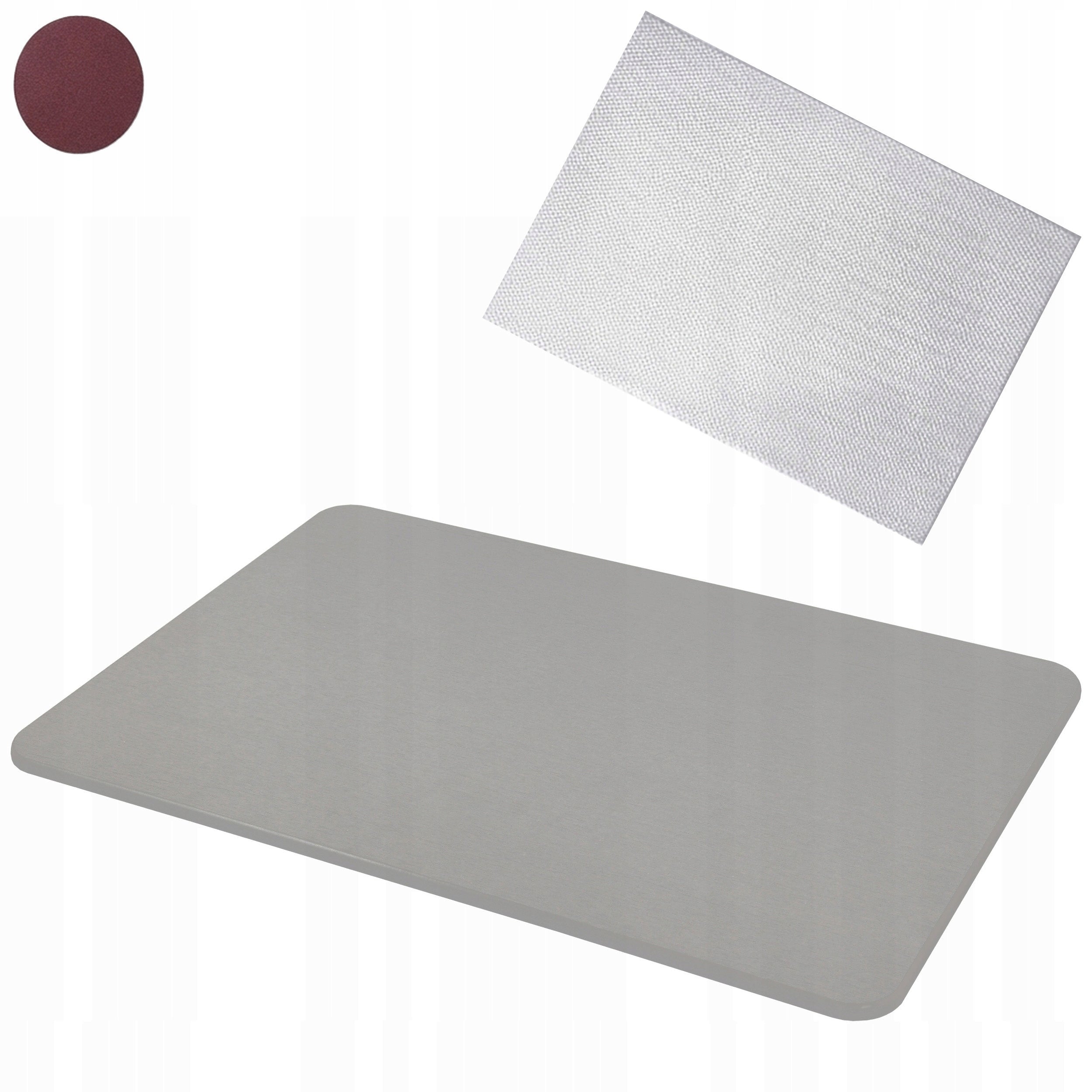 DIATOMITE MAT QUICK-DRYING RIGID BATHROOM RUG 60x40cm ANTHRACITE