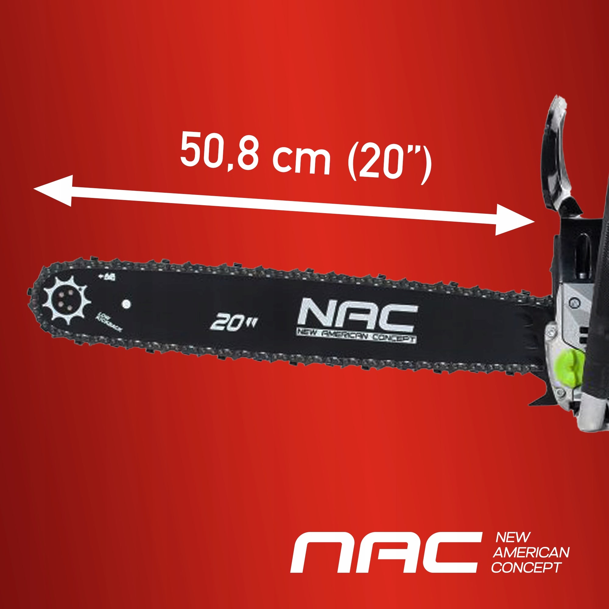DIESEL CHAINSAW 61CC - NAC-CST61-50AC Brand NAC