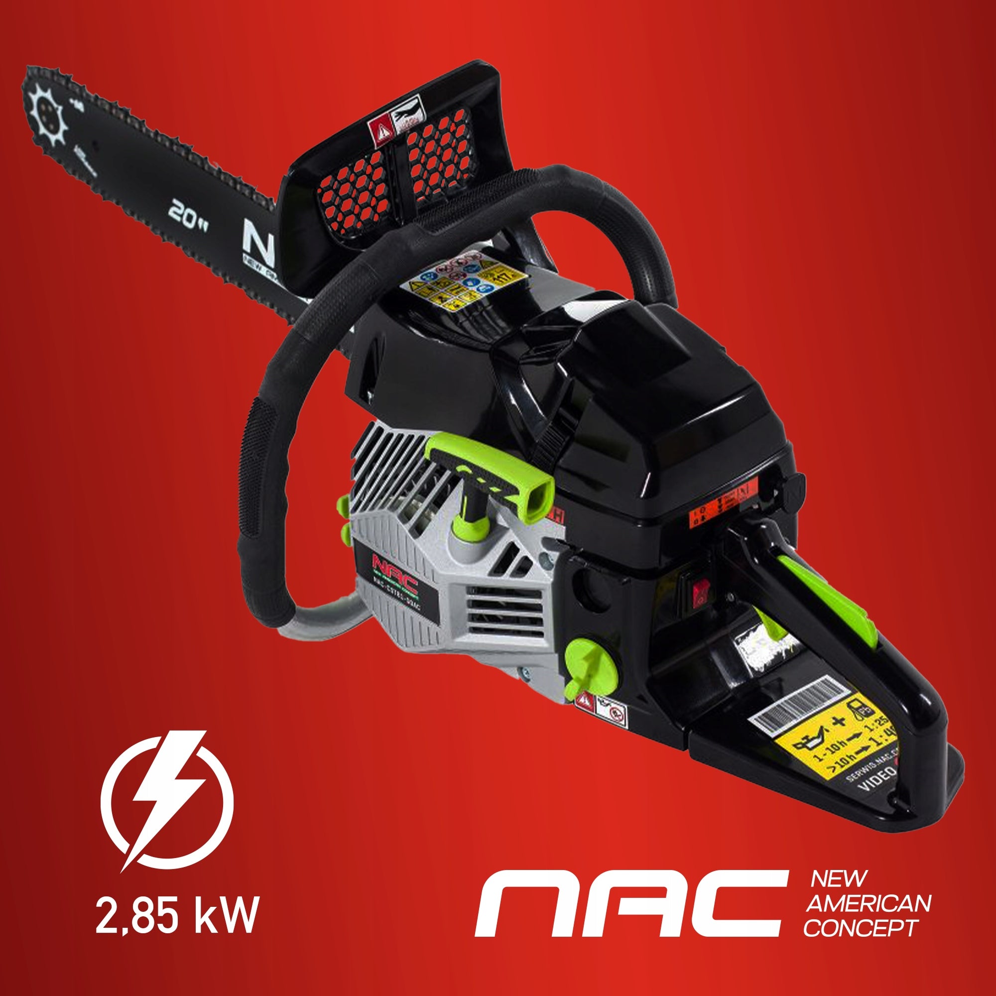 DIESEL CHAINSAW 61CC - NAC-CST61-50AC EAN (GTIN) 5907510489934