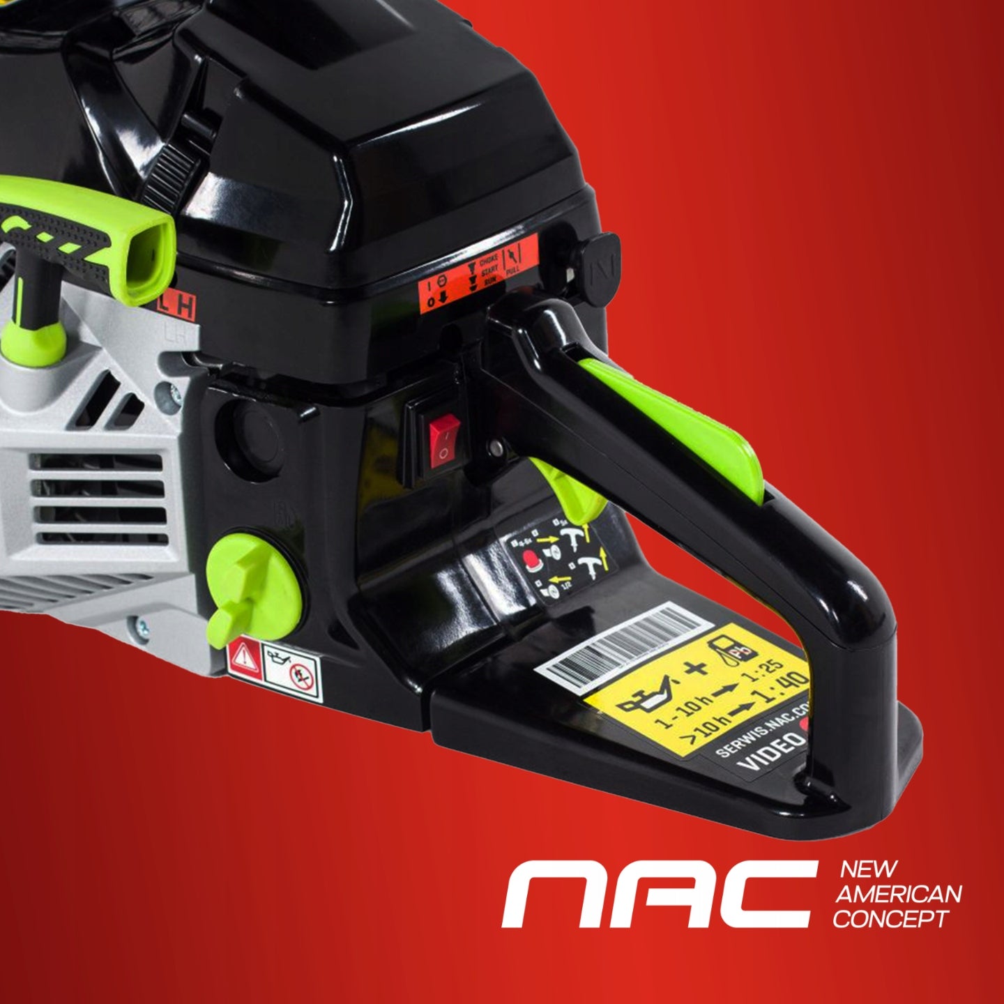 DIESEL CHAINSAW 61CC - NAC-CST61-50AC Guide manufacturer NAC