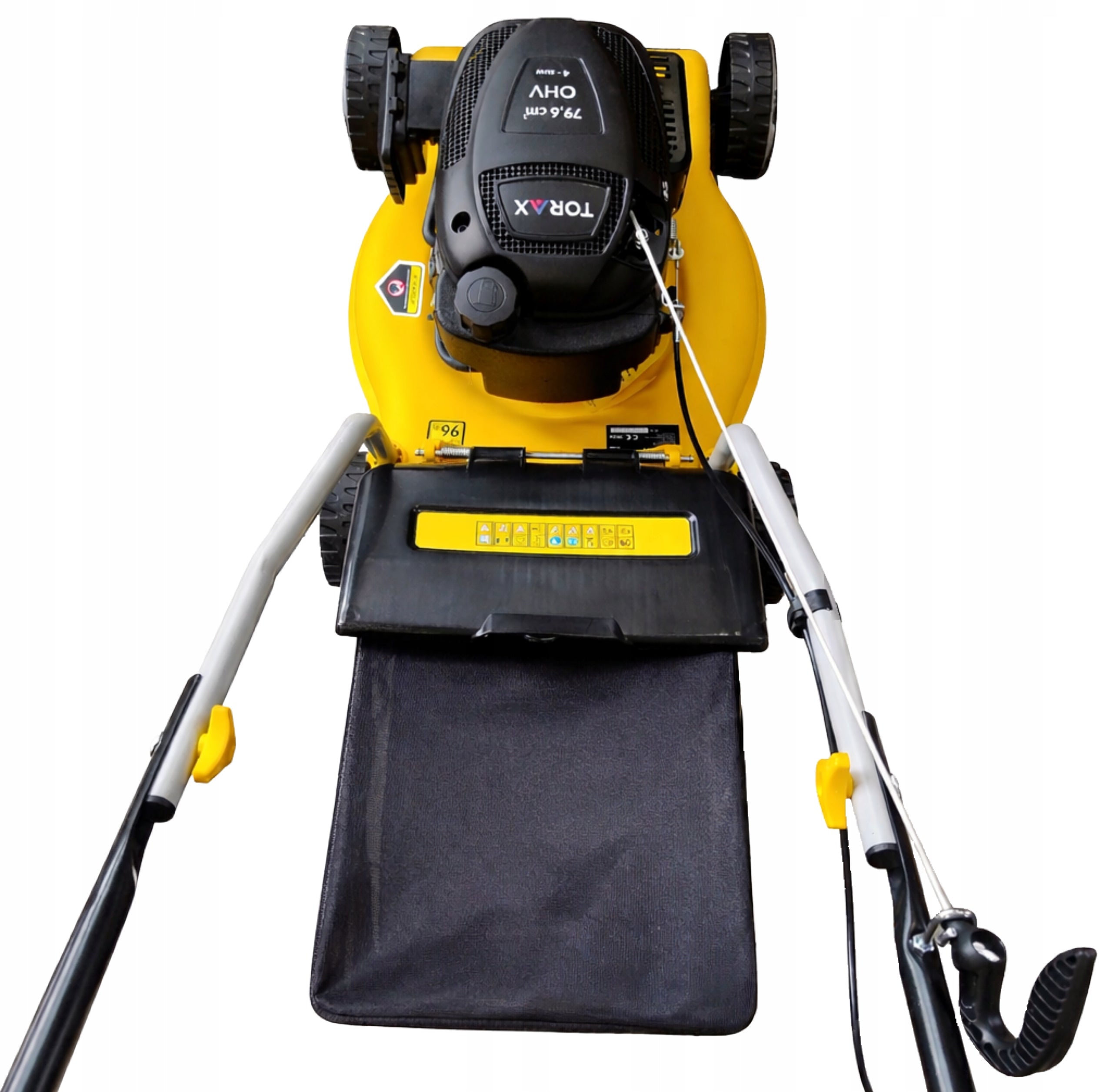 DIESEL MOWER 4KM FOR GRASS BASKET 41cm STRONG LIGHT ADJUSTMENT 25-65mm Engine displacement 79.6 cm³