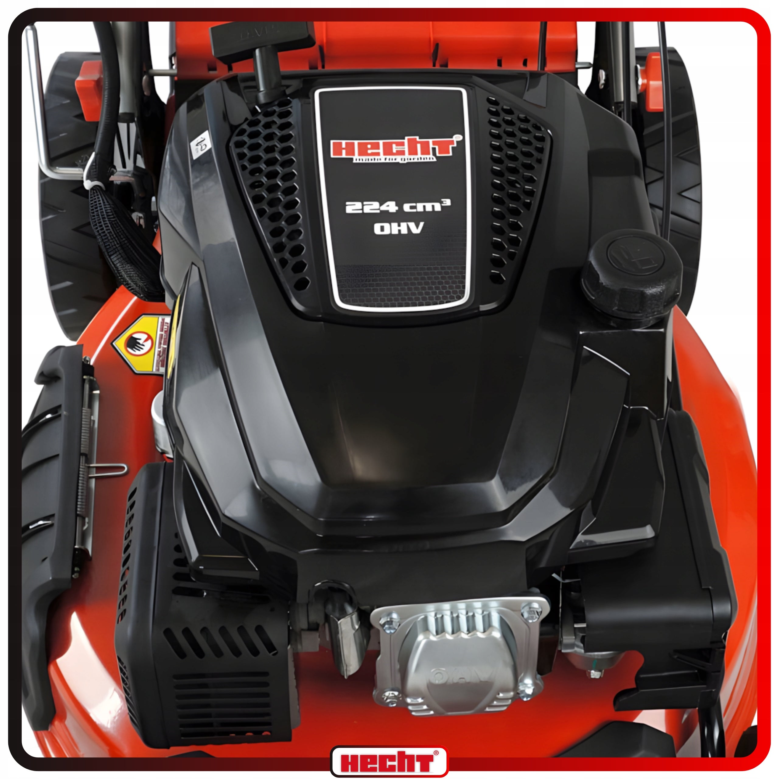 DIESEL MOWER WITH DRIVE HECHT 554SXE STARTER ELECTRIC POWER 6 KM Model 554SXE