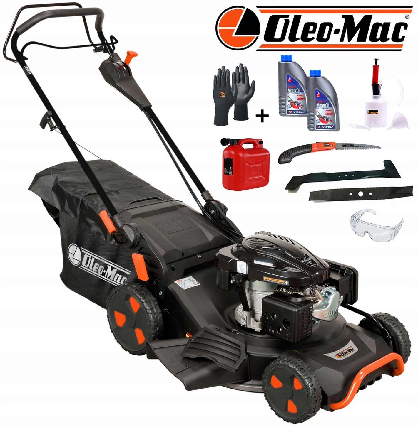 DIESEL MOWER WITH DRIVE OLEO-MAC GVH 48 TK STRONG 196CM3 48CM 6,5KM
