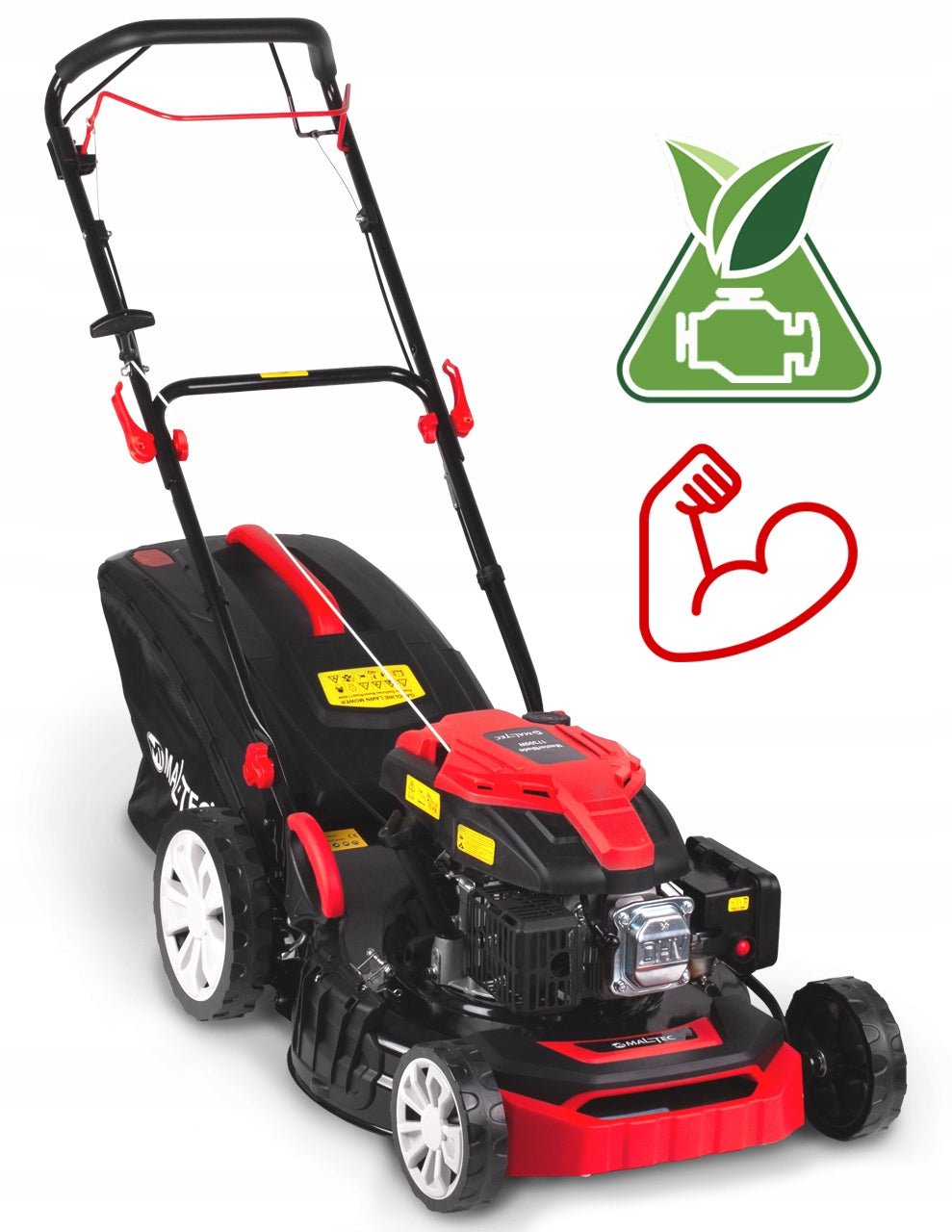 DIESEL MOWER WITH MalTec 51cm STRONG OHV WITH 3 KNIVES LARGE BASKET Manufacturer code 109283a
