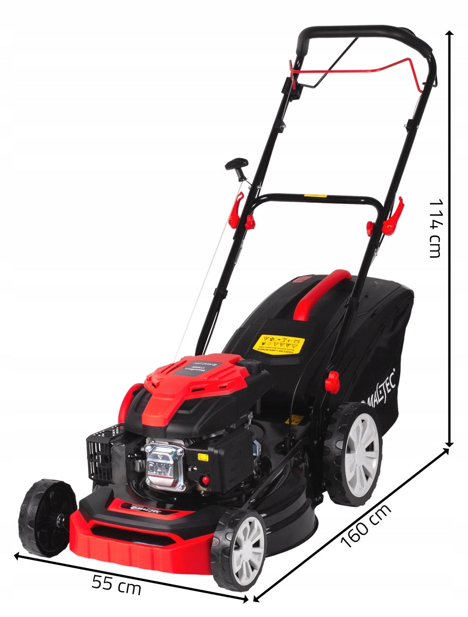 DIESEL MOWER WITH MalTec 51cm STRONG OHV WITH 3 KNIVES LARGE BASKET Packaging status original