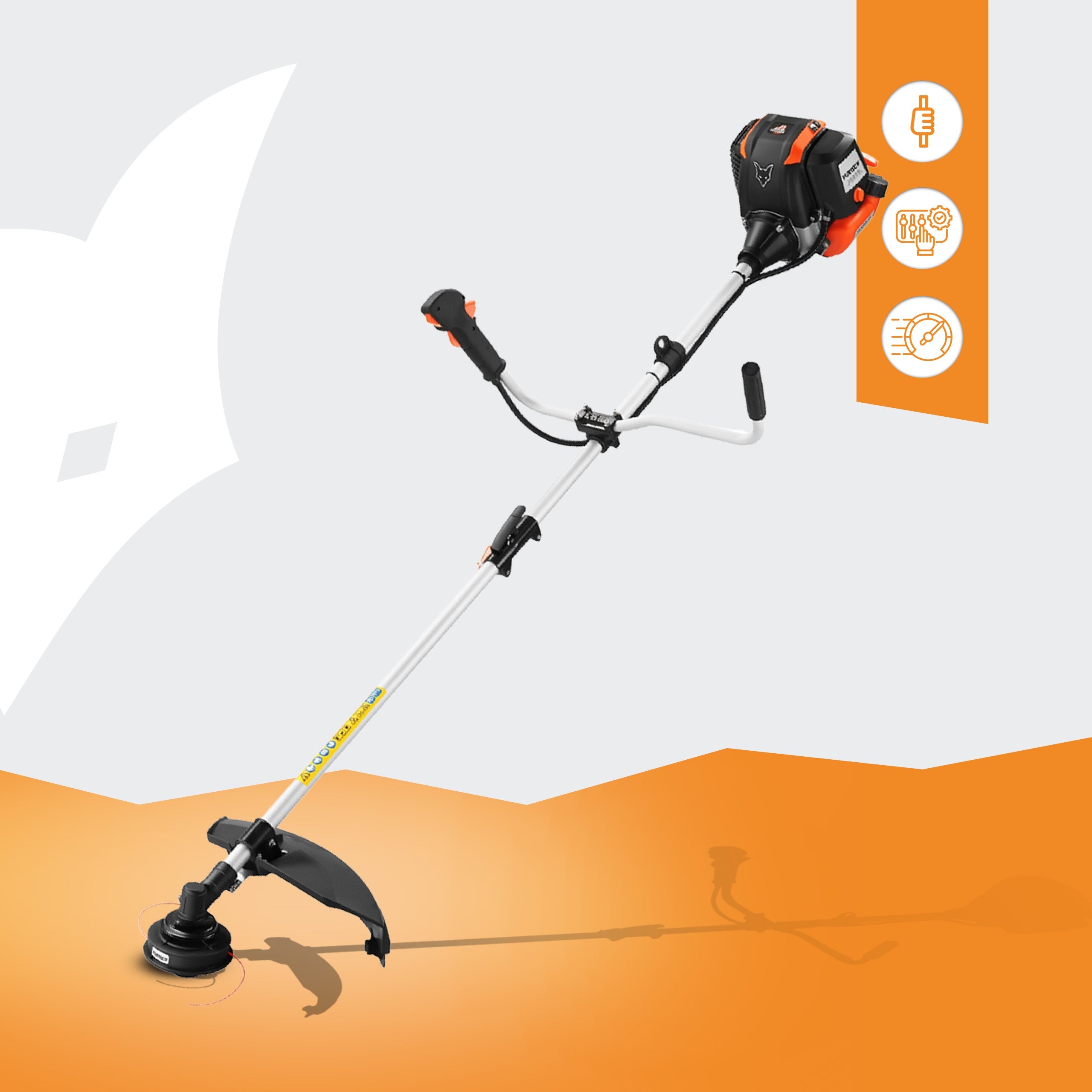 DIESEL SCYTHE FUXTEC 4-STROKE 2,5KM ENGINE TRIMMER BRUSH CUTTER PRO Model FX-4MS142
