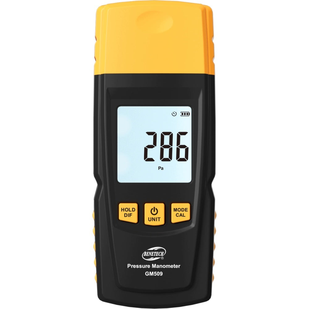 DIFFERENTIAL PRESSURE GAUGE DIGITAL PRESSURE METER VACUUM TESTER 100 kPa Manufacturer code GM509-100Kpa