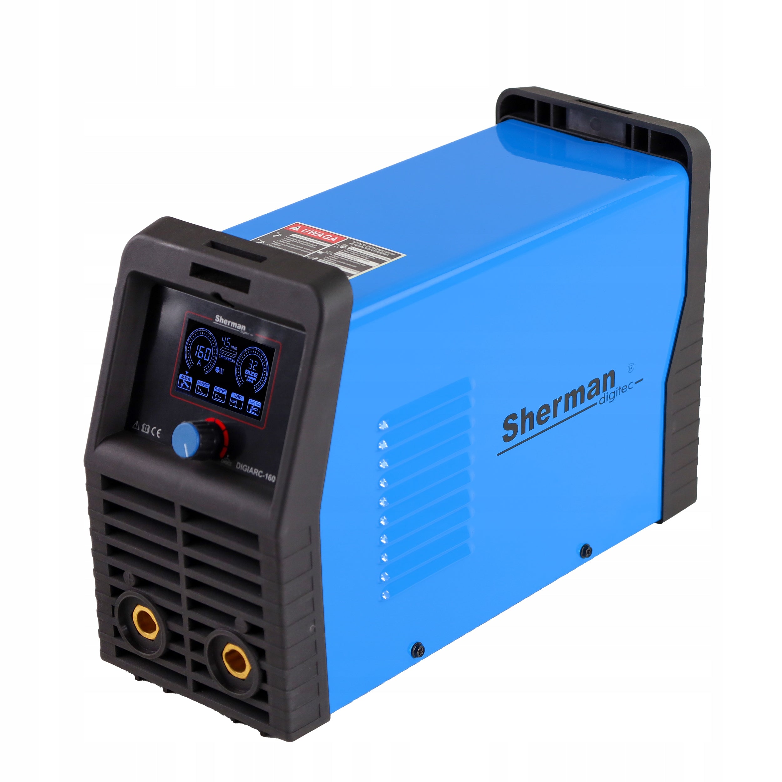DIGIARC 160 LCD INVERTER WELDER | MMA | TIG | 20A-160A | Sherman Supply voltage (V) 230