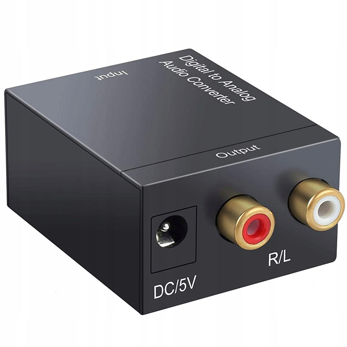 DIGITAL AUDIO CAD TO ANALOG TOSLINK COAXIAL RCA CINCH OPTICAL CONVERTER Brand LTC