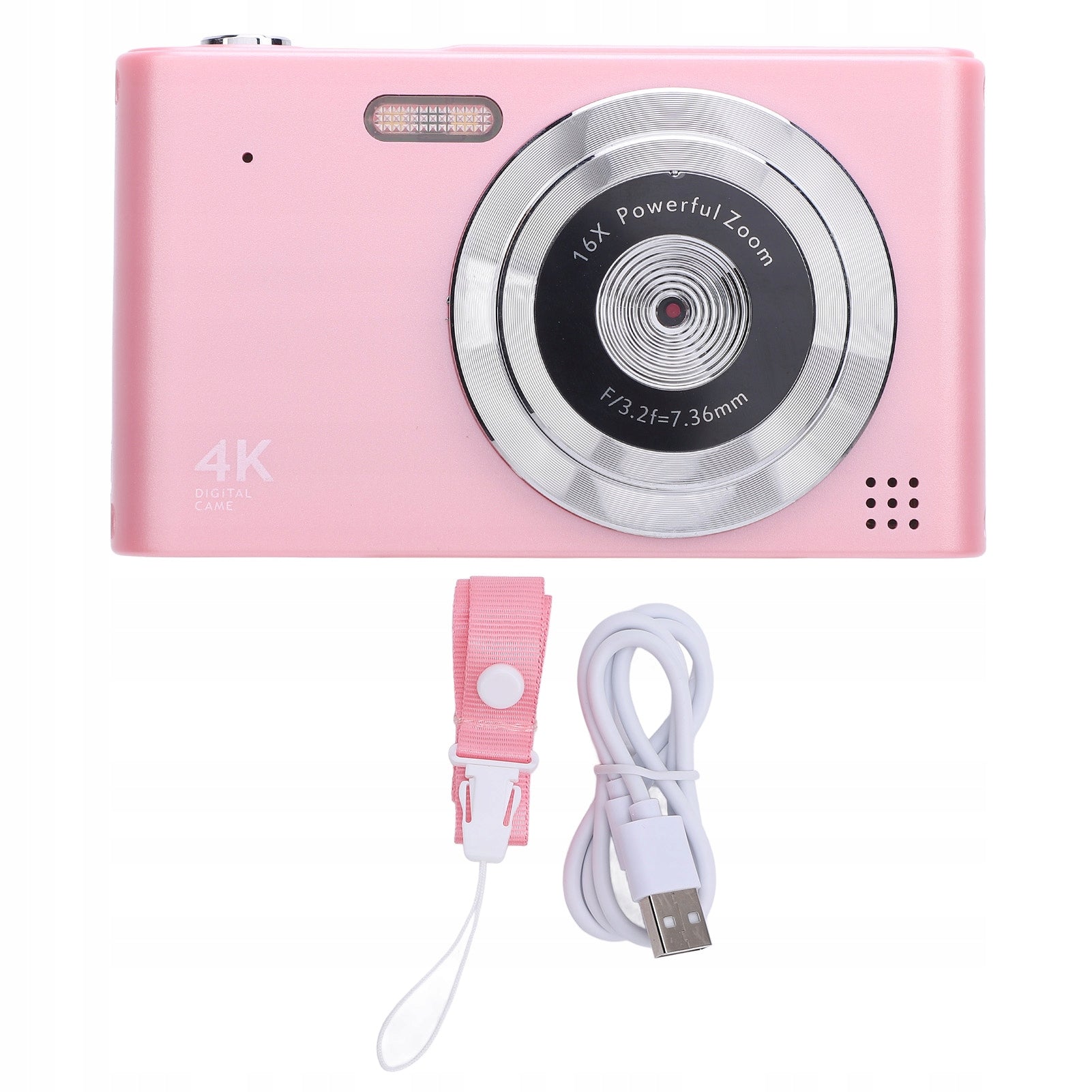 DIGITAL CAMERA 16X ZOOM 4K 48 MP 2,4 INCH IPS SHAKE SCREEN WITH LAMP