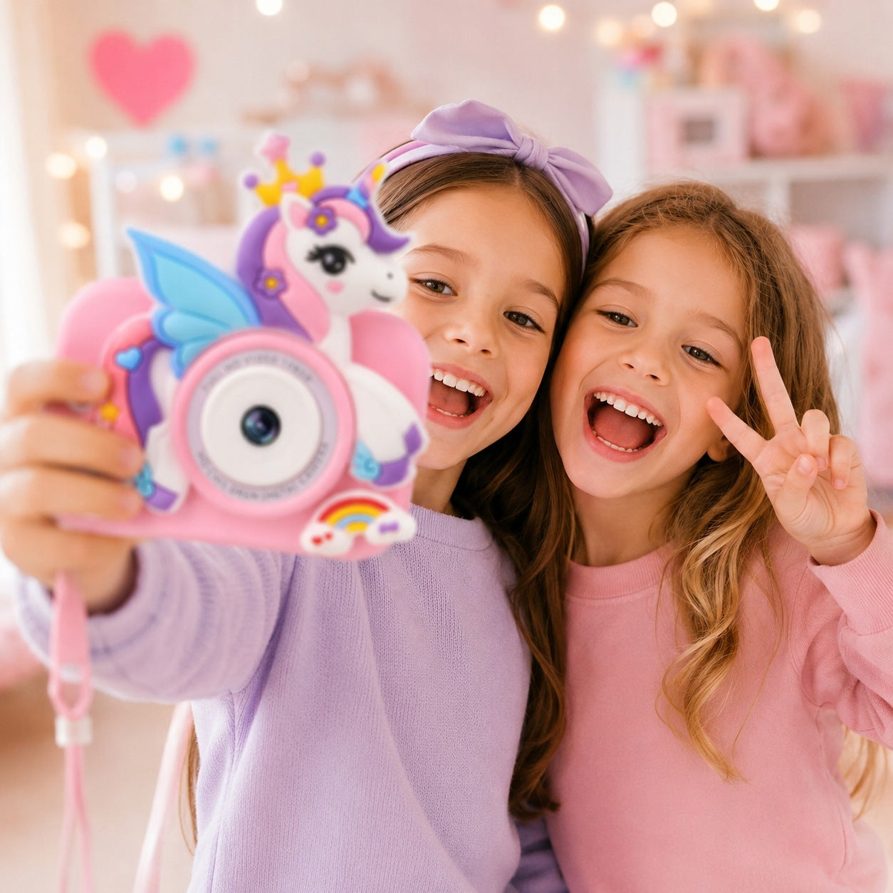 DIGITAL CAMERA 48Mpx 2xFRONT CAMERA GAME TOY+32GB CARD Packaging status original