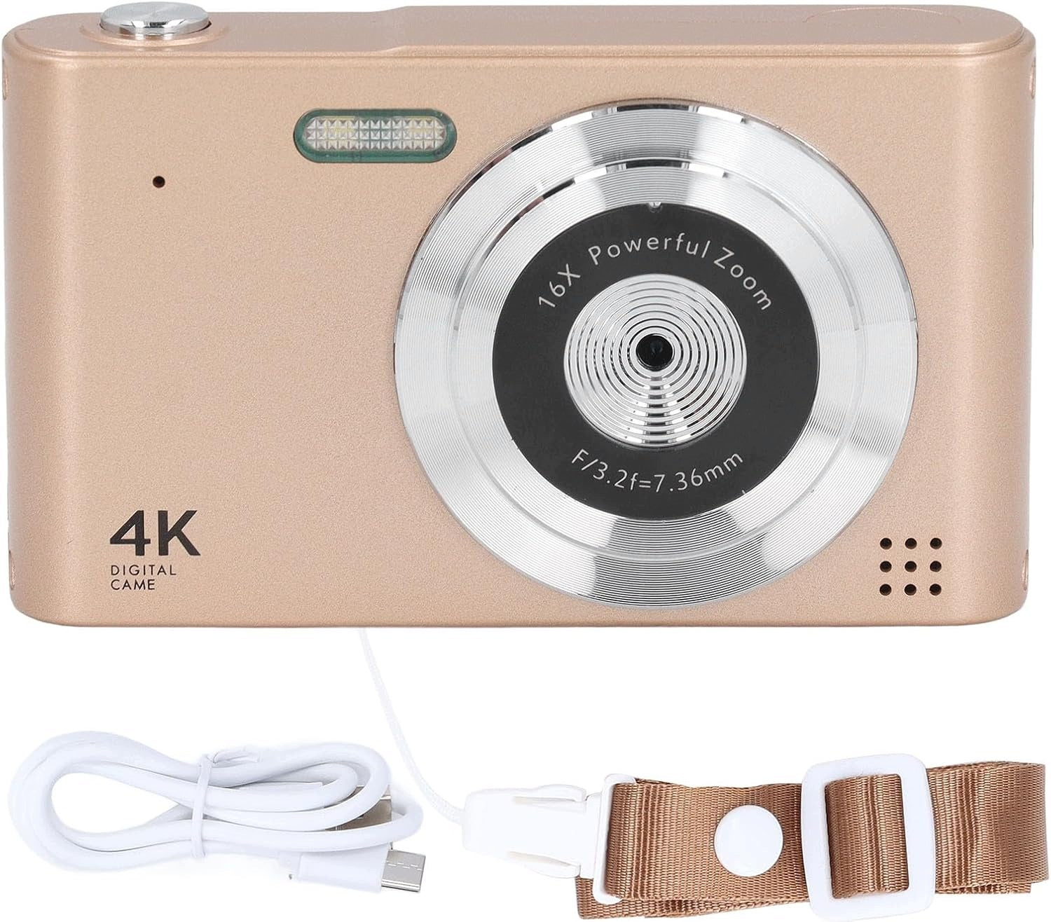 DIGITAL CAMERA 4K 48MP 16X ZOOM IMAGE STABILIZATION SCREEN 2,4"
