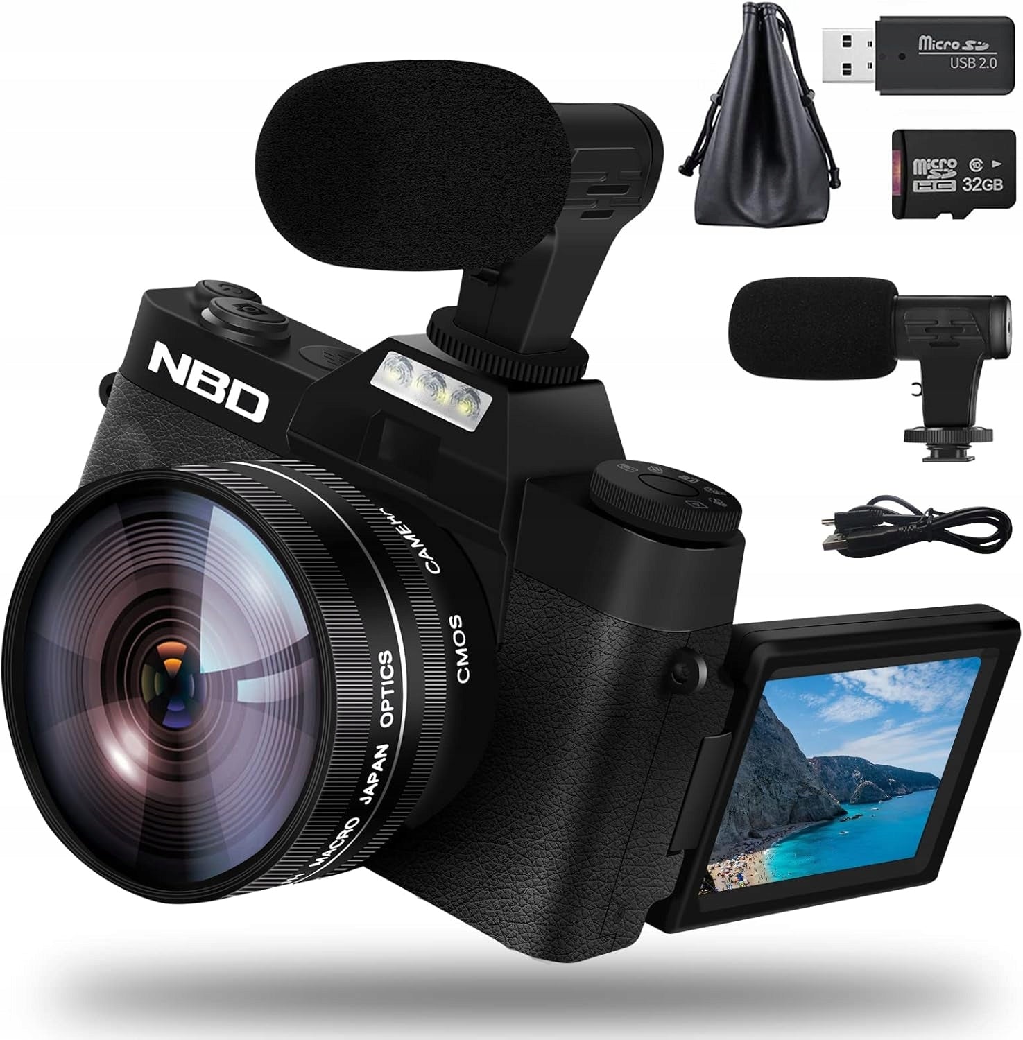 DIGITAL CAMERA COMPACT 48 MP CAMERA 16X ZOOM NBD