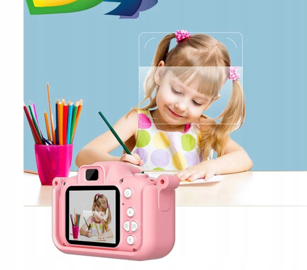 DIGITAL CAMERA FOR CHILDREN, CHILDREN'S PHOTOGRAPHY, FULL HD, MOUSE, GIRLS Color multicolor