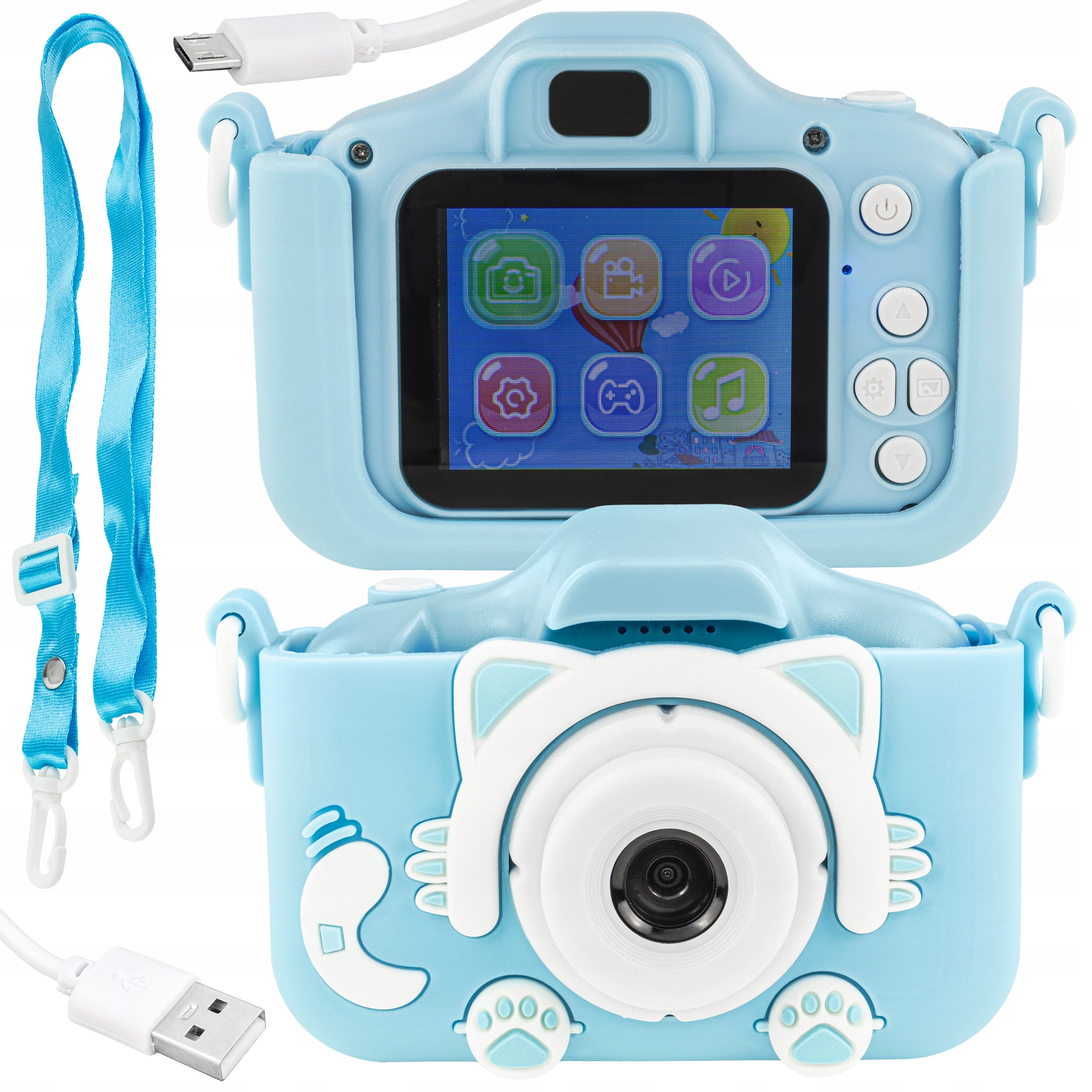 DIGITAL CAMERA FOR CHILDREN Photo CAT 12MPX + 4 GAMES