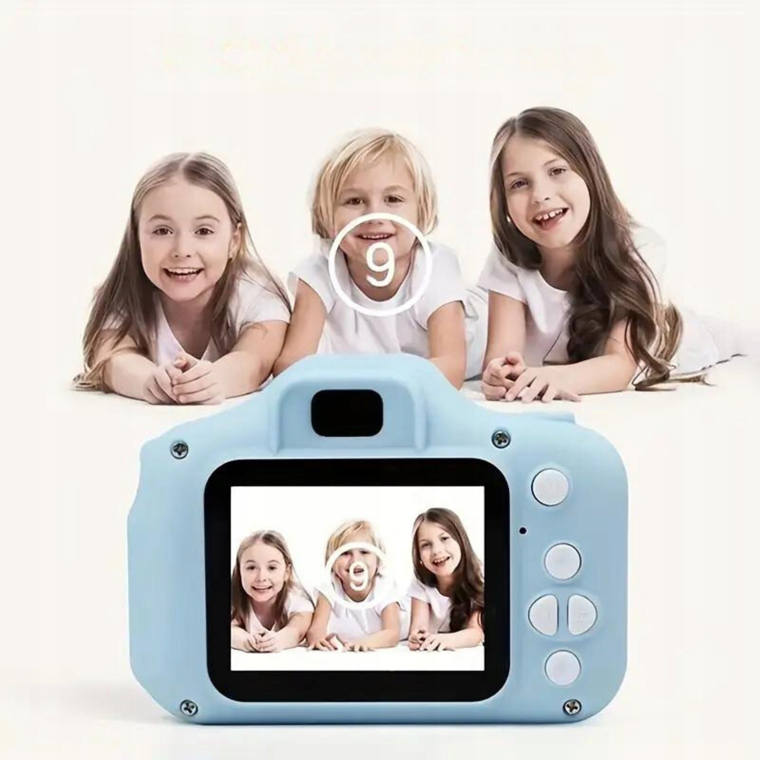 DIGITAL CAMERA FOR KIDS 1080p GAMES HOUSING BLUE KITTEN Brand no brand