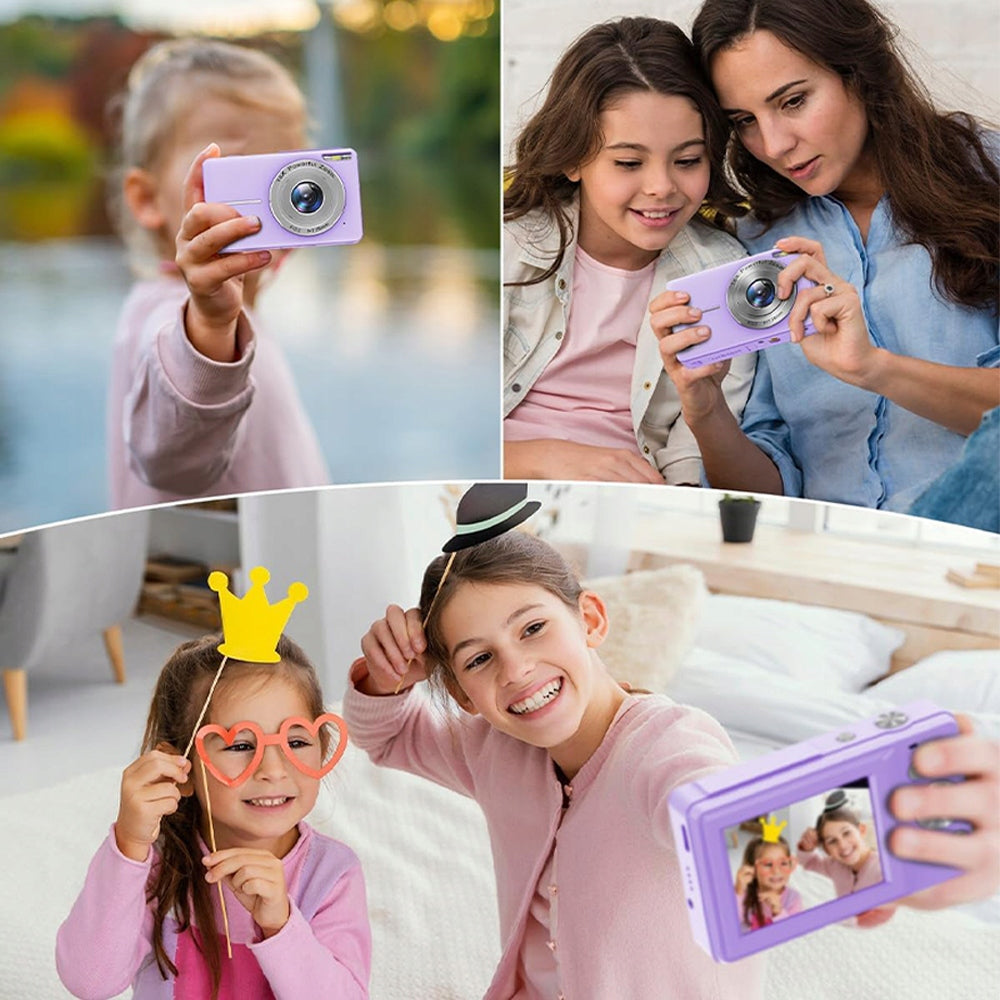 DIGITAL CAMERA HD 1080P 44MP 16X ZOOM CAMERA 32GB PURPLE Packaging status original