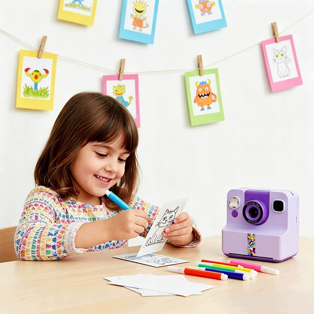 DIGITAL CAMERA INSTANT PRINT MINI PRINTER CAMERA FOR KIDS Model 6900415133178