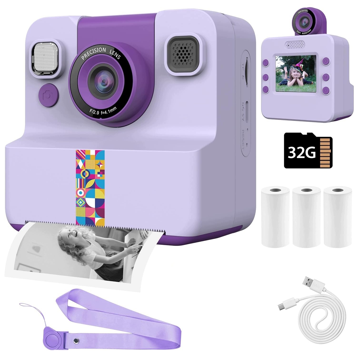 DIGITAL CAMERA INSTANT PRINT MINI PRINTER CAMERA FOR KIDS