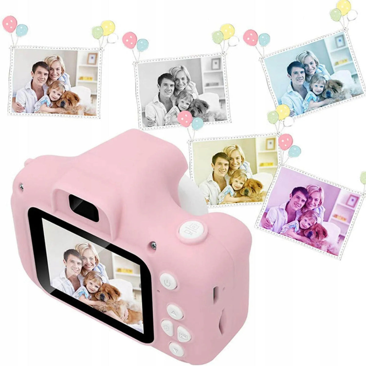 DIGITAL CAMERA PINK FOR KIDS CAMERA FULL HD GAME LANYARD Manufacturer code AP_C02