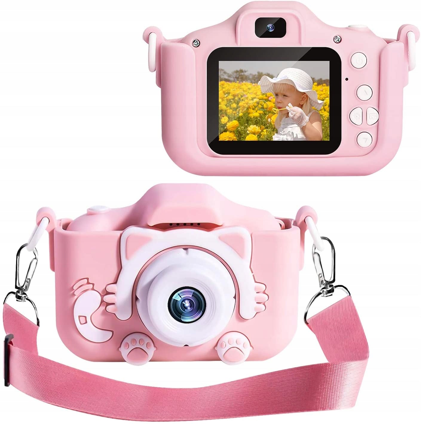 DIGITAL CAMERA PINK KITTEN FOR CHILDREN Photo + 4GB CARD EAN (GTIN) 5906630703715